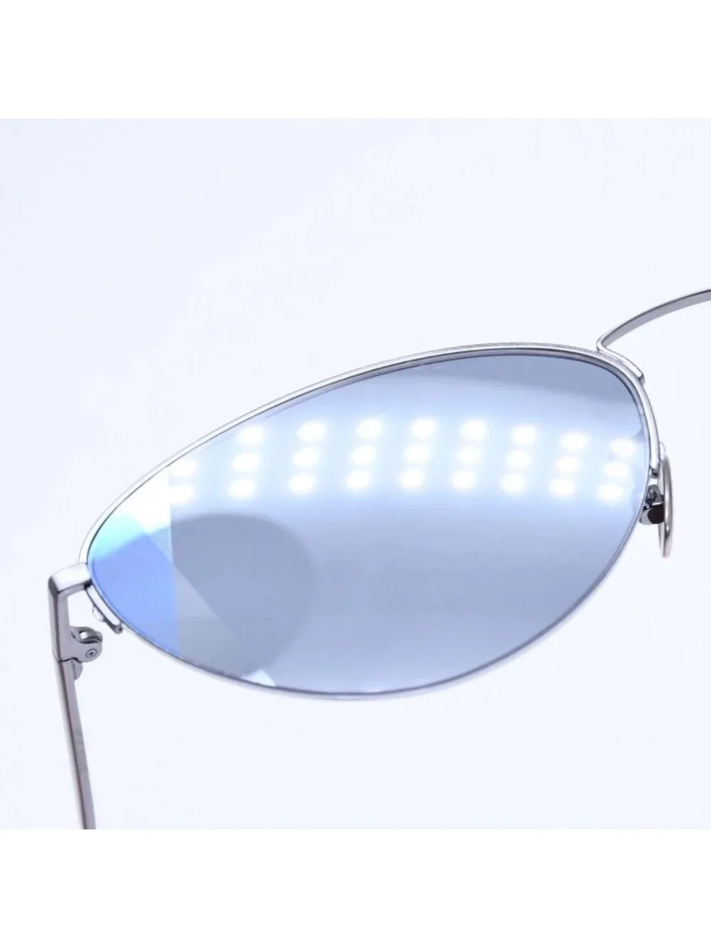 Bottega Veneta Half Rim Sunglasses Eyewear 001 60 Intrecciato